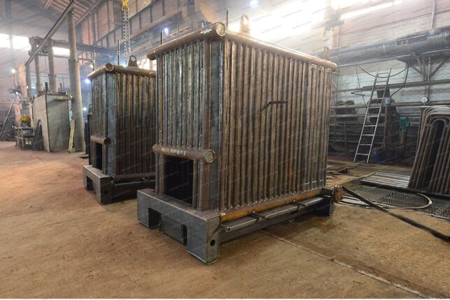 Водогрейный котел 0.7 с ОУР - изготовление