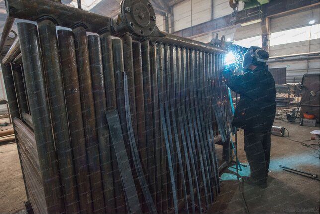 Изготовление промышленного котла КВм 0.7 МВт