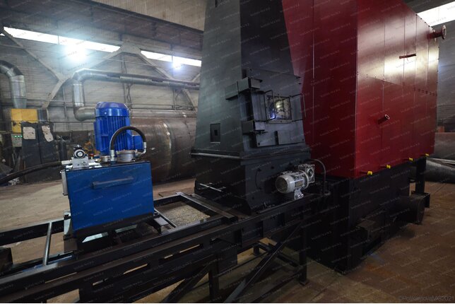 Питатель плунжерный котла 500 кВт на опилках