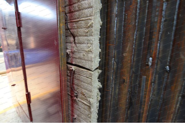 Котел твердотопливный 930 кВт - обмуровка