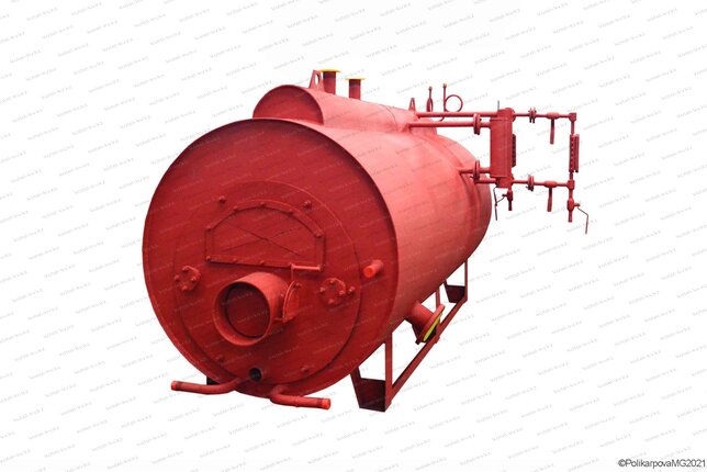 Газовый жаротрубный парогенератор 300 кг пара в час 130 С