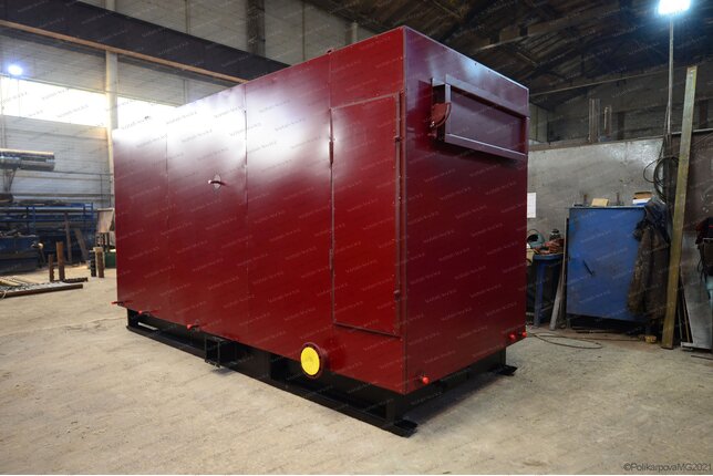 Котел на отходах лесопиления твердотопливный 0.8 МВт